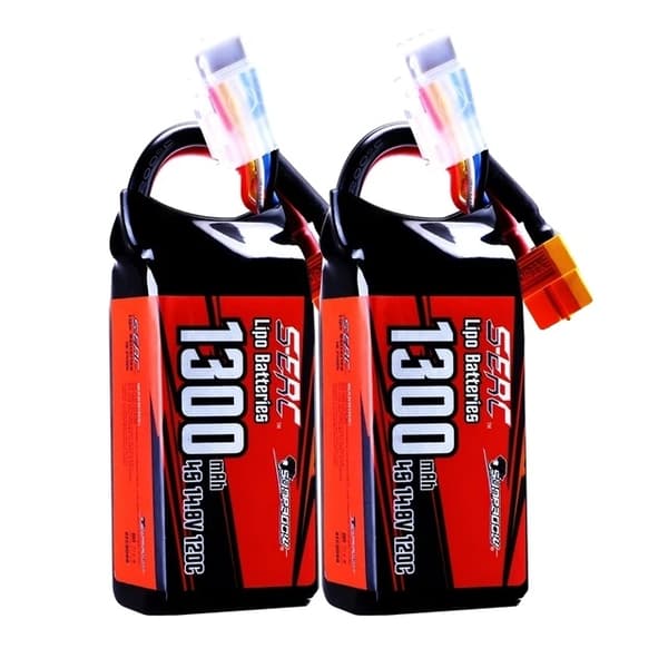 Lipo Batteri, Høj Kapacitet, XT60 Stik, 1500 4S 120C 2stk