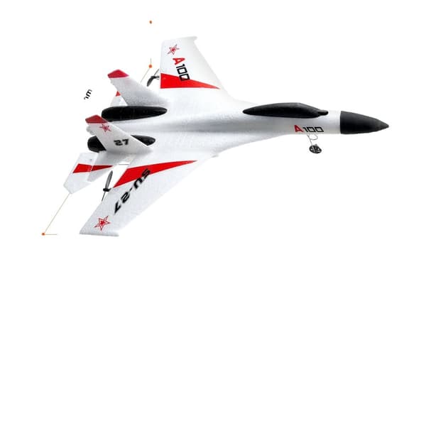 VEVOR Fjernstyret Fly, 656 ft Rækkevidde, 300mAh x 2 Batterier,Hvid