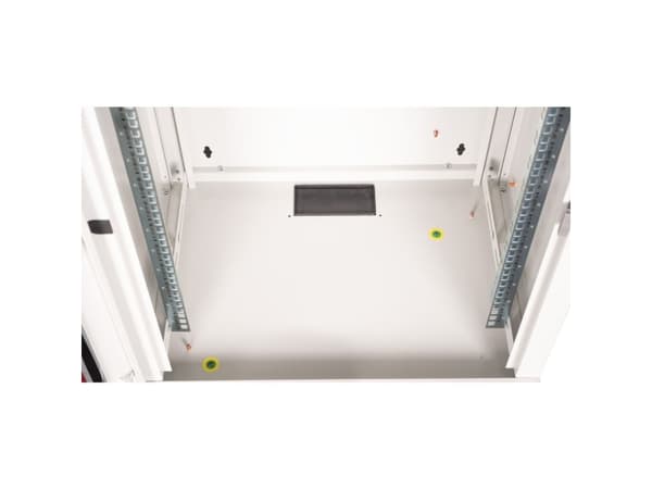 ROLINE 26.21.0006, Väggmonterad rack, 16U, Knapplås, Kuggskenor, 29 kg, Grå