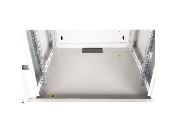 ROLINE 26.21.0001, Veggmonterbar hylle, 7U, Nøkkellås, Rack skinner, 18 kg, Grå