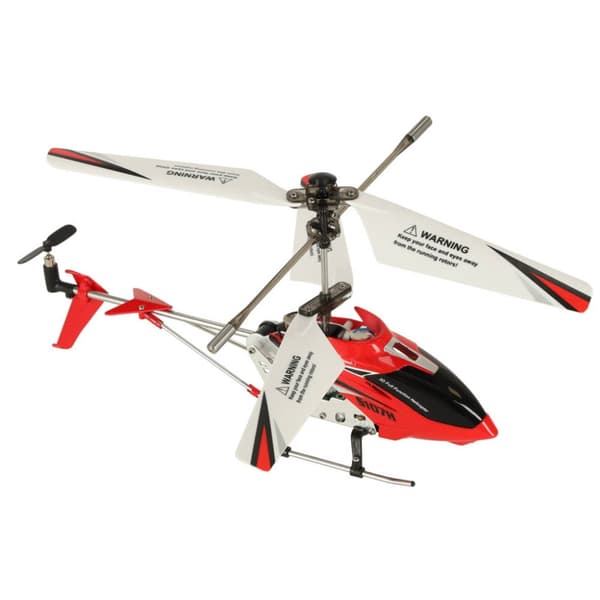 Fjärrstyrd helikopter RC SYMA S107H 2,4GHz RTF röd