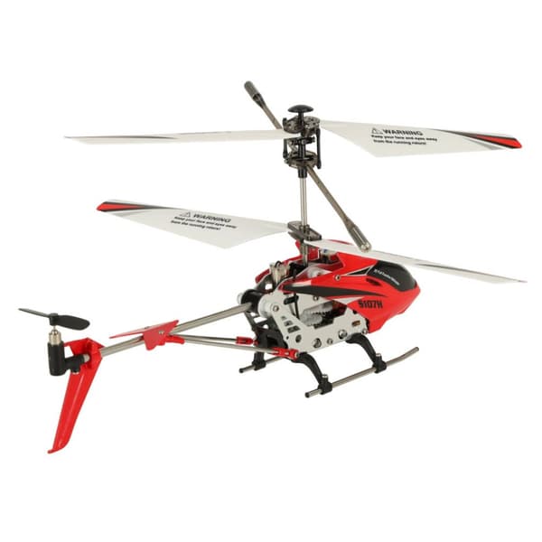 Fjärrstyrd helikopter RC SYMA S107H 2,4GHz RTF röd