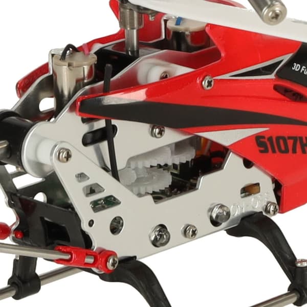 Fjärrstyrd helikopter RC SYMA S107H 2,4GHz RTF röd