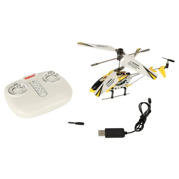 Kauko-ohjattu helikopteri RC SYMA S107H 2.4GHz RTF keltainen