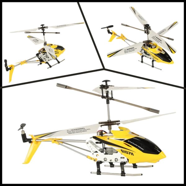 Kauko-ohjattu helikopteri RC SYMA S107H 2.4GHz RTF keltainen