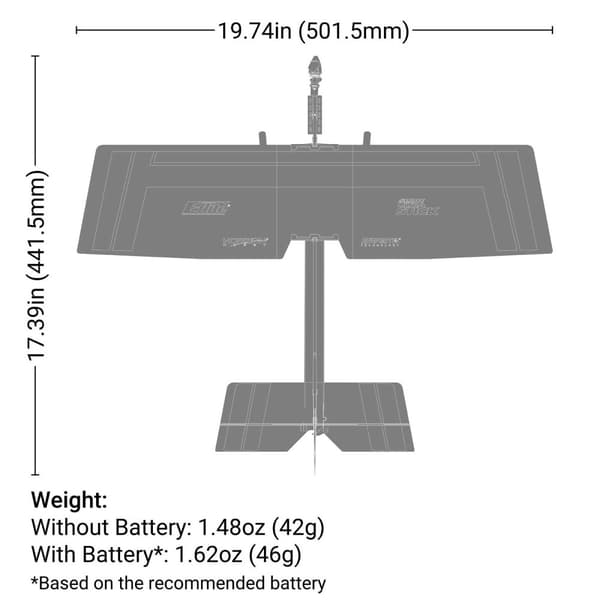 E-Flite UMX Slow Ultra Stick BNF AS3X &amp; SAFE