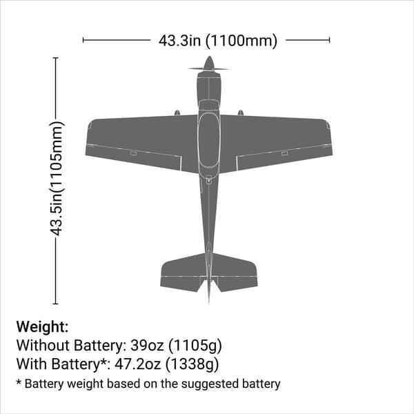 E-Flite Sportix 1.1m BNF AS3X+ &amp; SAFE