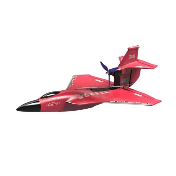 RC-flygplan, 490 mm vingbredd, 20 minuters flygtid,Röd