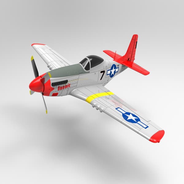 VolantexRC Mustang P-51D Warbird, Klar att Flyga, Nybörjarvänlig,RTF-version