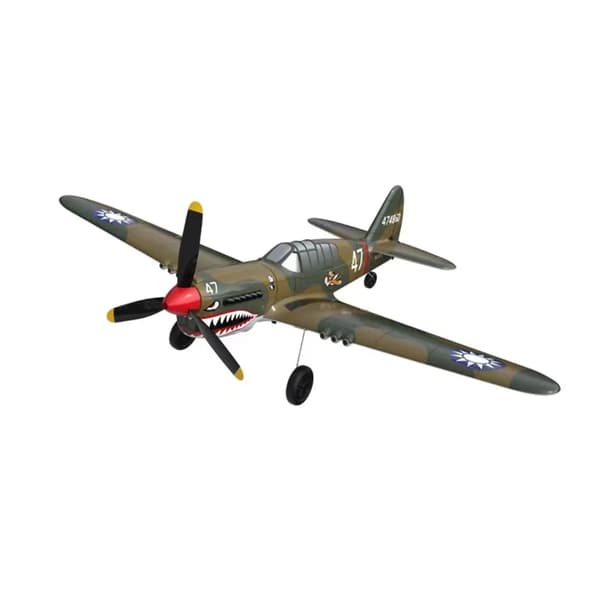 RC-flygplan, 400 mm vingbredd, nybörjarvänlig design,BNF 2 Batterier