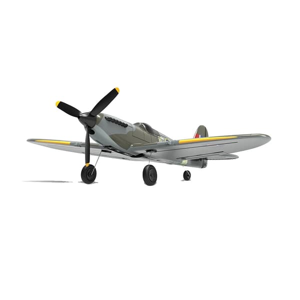 Eachine Spitfire RC Flyvemaskine, 400 mm vingefang, 15-minutters flyvetid,BNF 3B Blå