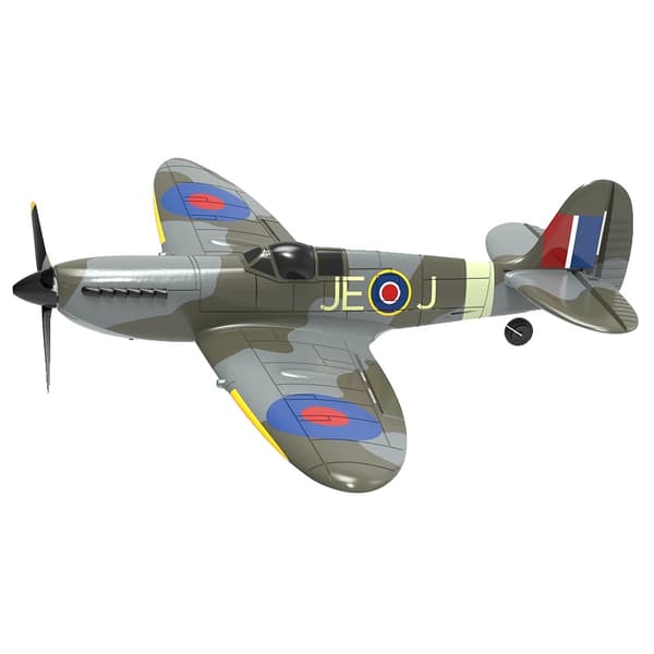 Eachine Spitfire RC Flyvemaskine, 400 mm vingefang, 15-minutters flyvetid,RTF 2B Blå