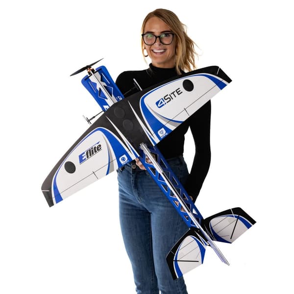 E-Flite 4-platsers 3D FF inomhus BNF med AS3X+ och