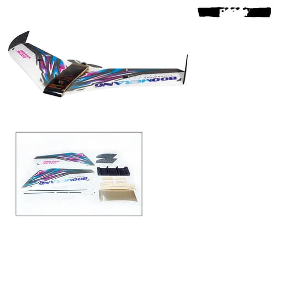 Dancing Wings EPP Delta Wing RC Flyvemaskine, 1114mm Vingerækkevidde, Begyndervenlig,KIT E4201