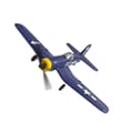 Miniatyrbild 1 av 2: Mini F4U RC-flygplan, 400 mm vingspann, nybörjarvänlig design,RTF 3 Batterier