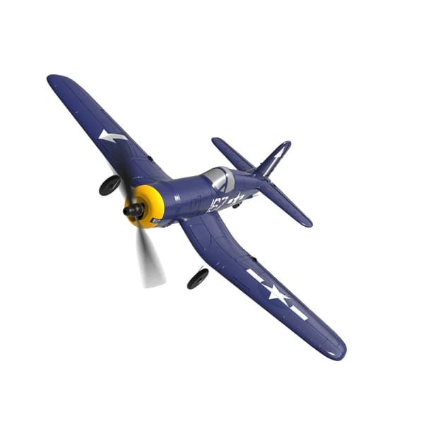 Mini F4U RC-flygplan, 400 mm vingspann, nybörjarvänlig design,RTF 3 Batterier