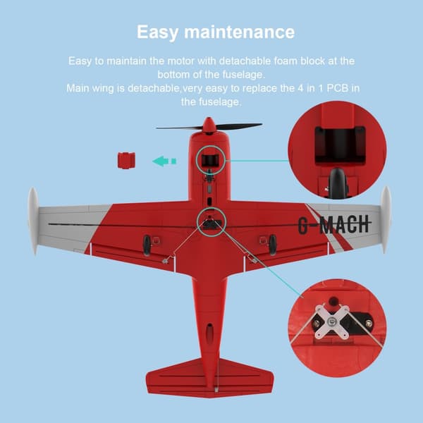 Top RC Hobby Mini SF260 450mm Gyro RTF