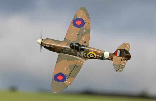 Spitfire 450mm Gyro Grön/Brun RTF