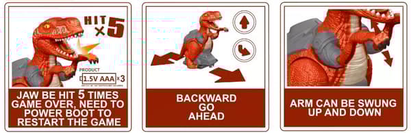 Bravebeast Radiostyrda stridsdinosaurier
