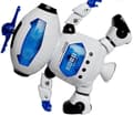 Pikkukuva 5 / 7: OBOSOE Musical Walk Tanssiva Robottilelu Lapsille, Vilkkuva valo, 360° kehon pyöriminen, Taapero Bosys Tytöt Hauska Figuurilelu
