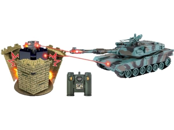 USA M1A2 kauko-ohjattava säiliö 1:28 VS Fort 27Mhz