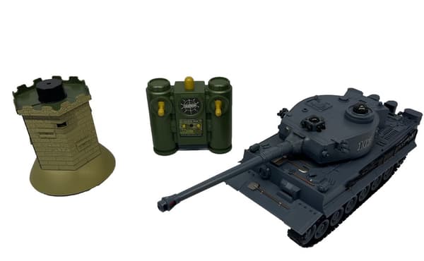German Tiger Fjärrstyrda Tank 1:28 VS Fort 40Mhz