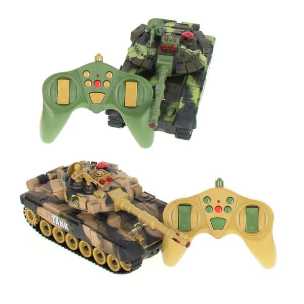 Kauko-ohjattavat tankit RC War Tank 9993 2.4GHz 2 kappaletta
