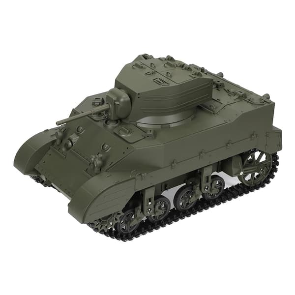 RC Tank, 1/16 Skala, 6-8 km/h Hastighet,Grön 2 batterier