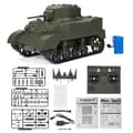 Miniatyrbillede 2 af 2: RC Tank, 1:16 Skala, Op til 20 Minutters Legetid,Grøn 1 batteri