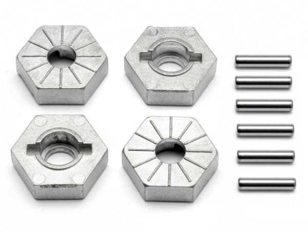 HPI-86804 Hex hjulnav 17mm (Silver)
