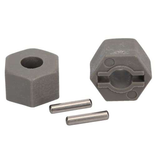 TRX-3654 Wheel hubs, hex (tall offset)