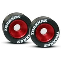 TRX-5186 Wheels, aluminum (red-anodized) (2)/ 5x8