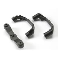 TRX-5343X Mount, steering arm/ steering stops (2)