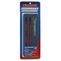 TRX-5143R Toe links, Maxx (Tubes red-anodized,