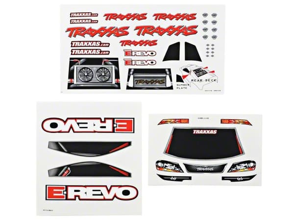 TRX-5613 Decal sheets, E-Revo
