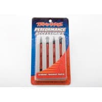 TRX-7138X Toe links, aluminum (red-anodized) (4)