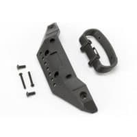 TRX-5635 Bumper, front/ bumper mount, front/ 4x10