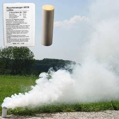 BJ-7051 Røykpatron AX-18 - 5stk Hvit