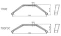 Miniatyrbilde 1 av 3: H70060T 700F3C Landing Skid