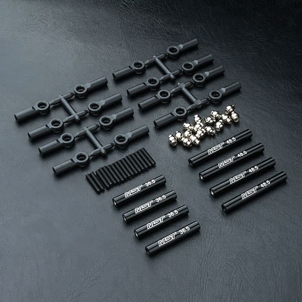 MST-210536BK CMX Alum. link set (242mm) (black)