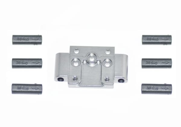 SER-500243 Front Bulkhead Alu SRX2