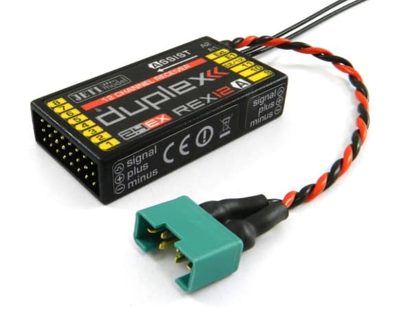 Jeti Duplex 2.4 GHz REX 12 Assist-mottagare 12ch
