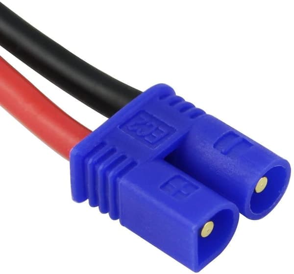 EC2 T-adapter för kvinnor för RC Lipo-batteri 16AWG 10 Cm -  Tillbehör till Fjärrstyrda Leksaker Banananslutning för manlig