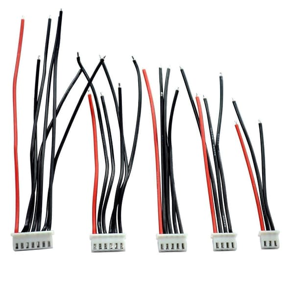 22 AWG 2 S 3 S 4 S 5 S 6 S Balancekabel JST XH stikadapterstik (2 stk.) - tilbehør til fjernbetjening legetøjskabel