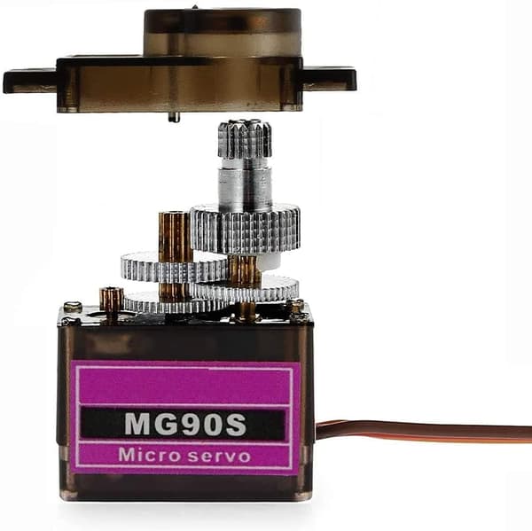 5 delar MG90S Micro Servo för RC helikopterplan bilbåt - Tillbehör till Fjärrstyrda Leksaker Servo Metal Gear