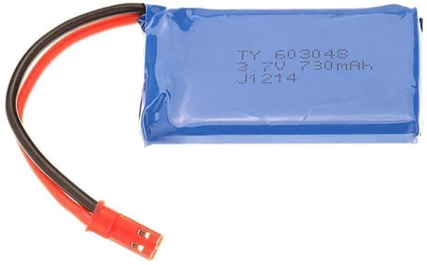 Wltoys Laddare + 1 Piece V686G av V686-20 3,7V 730 mAh-bakterier JJRC V686G RC FPV Quadcopter - Tillbehör till Fjärrstyrda Leksaker Batteri
