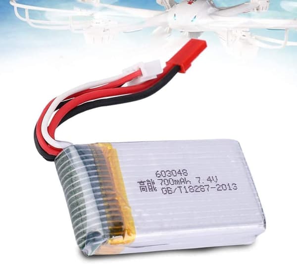 MJX 1-osainen ladattava (7.4V 700mAh) Rc Drone Quadcopter MJX X600 - lisävarusteet kauko-ohjattaville leluille Lipo-akku