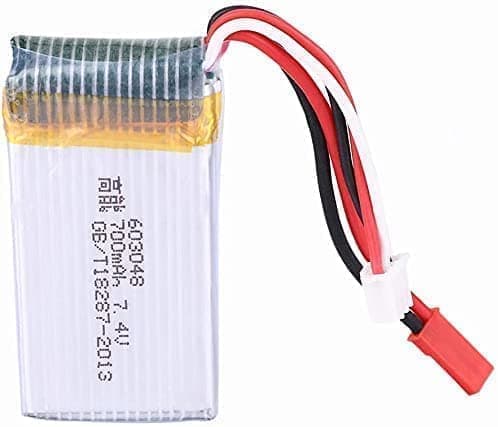 MJX 1-delt genopladelig (7.4V 700mAh) til Rc Drone Quadcopter MJX X600 - Tilbehør til fjernstyret legetøj Lipo batteri