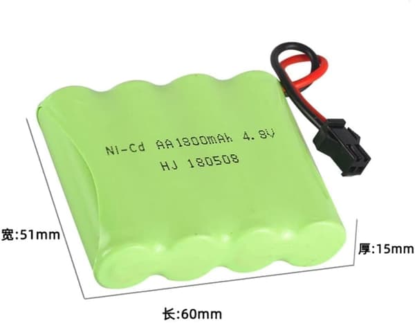 1 Styck 4,8V 1800 mAh uppladdningsbart Rock Crawler - Tillbehör till Fjärrstyrda Leksaker reservbatteri