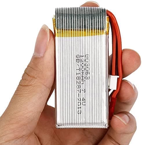 MJX 1-osainen ladattava (7.4V 1200mAh) X101 nelikopteridroonille - lisävarusteet kauko-ohjattaville leluille Lipo-akku